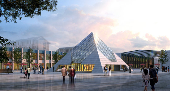 龙海金字塔网架