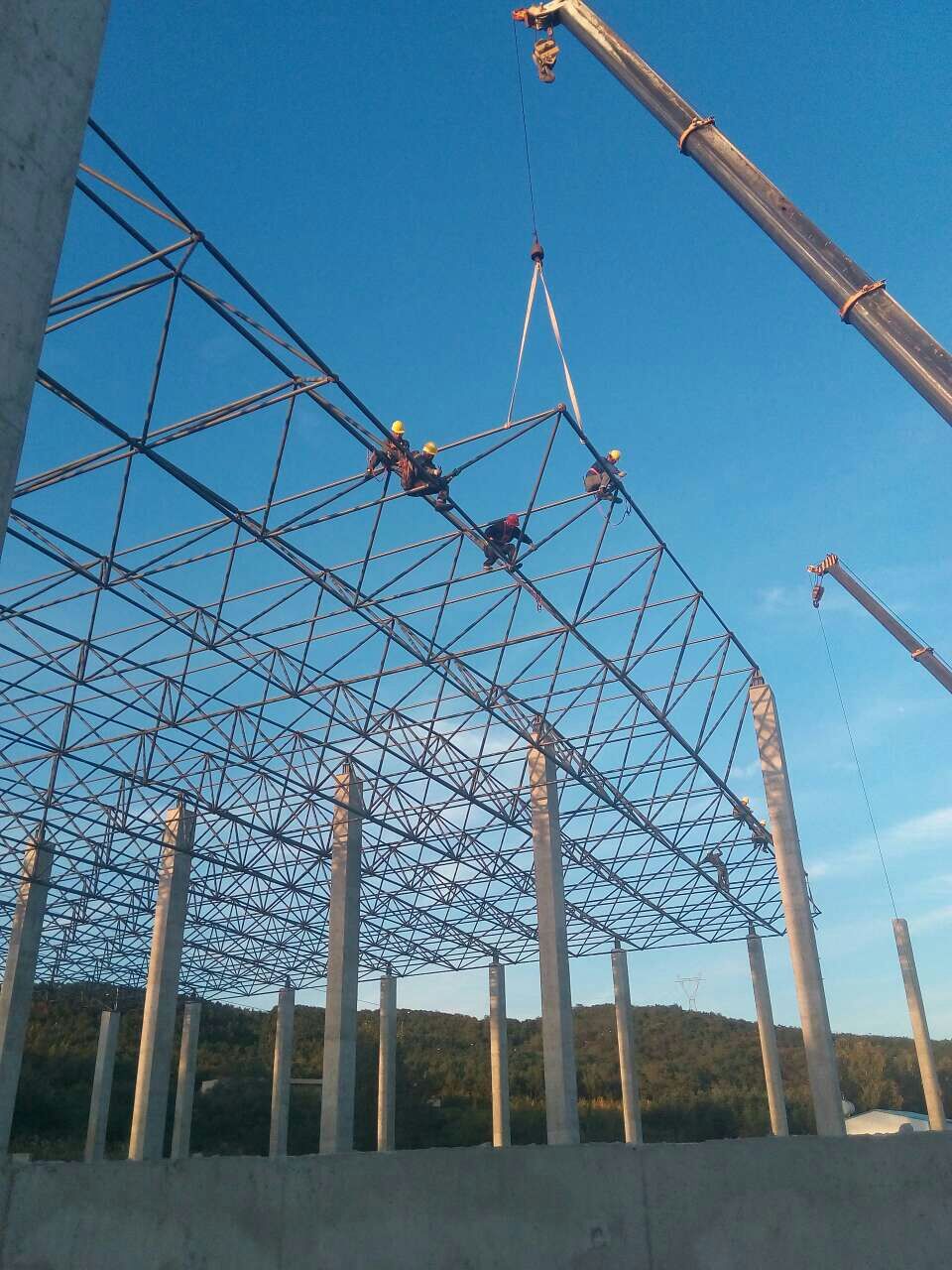 龙海汪清物流园网架